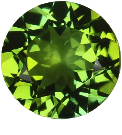 8mm Round Mint Green Tourmaline
