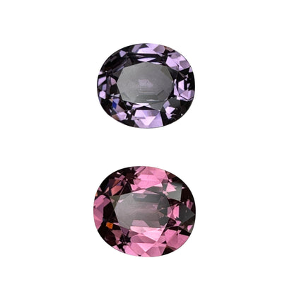5.29ct Oval Mixed Spinel Pair