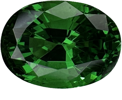 2.2ct Oval Fine Intense Green Tsavorite