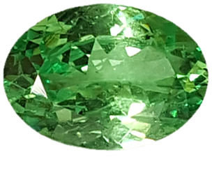 3.54ct Oval Mint Garnet