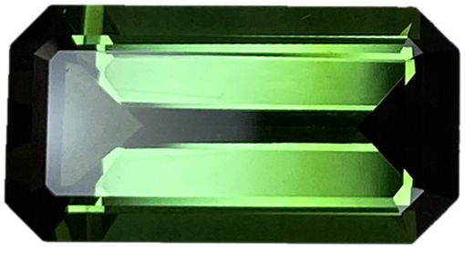 6ct Emerald Cut Grey Tourmaline
