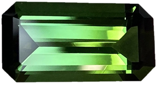 6ct Emerald Cut Grey Tourmaline
