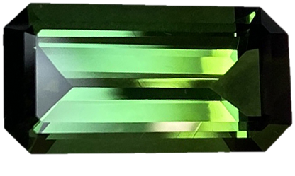 6ct Emerald Cut Grey Tourmaline