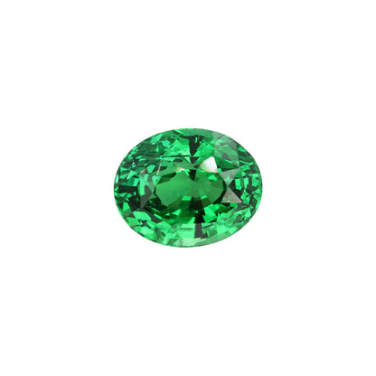 11.1ct Oval Gem Quality - Fine Intense Green Tsavorite