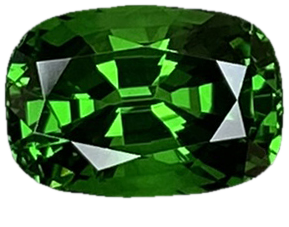 1.82ct Cushion Fine Intense Green Tsavorite