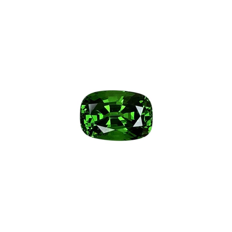 1.82ct Cushion Fine Intense Green Tsavorite