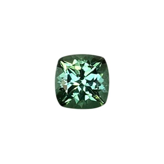 6.5mm Cushion Light Blue Green Tourmaline