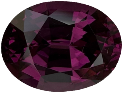 4.91ct Oval Open Burgundy Rhodolite