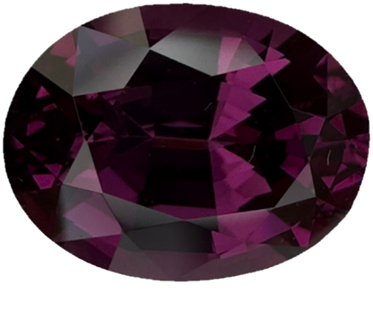 4.91ct Oval Open Burgundy Rhodolite