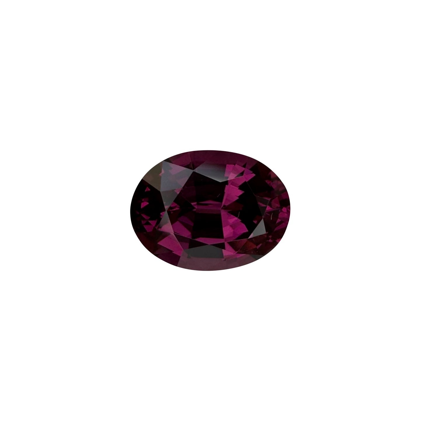 4.91ct Oval Open Burgundy Rhodolite