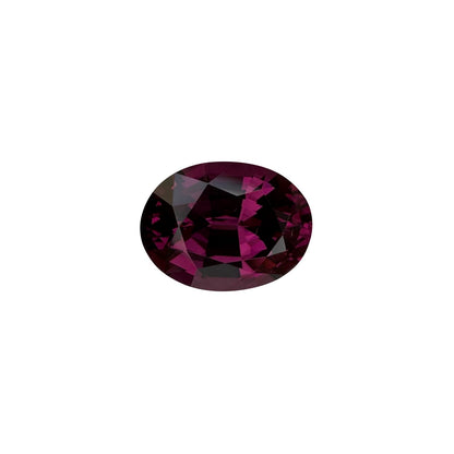 4.91ct Oval Open Burgundy Rhodolite