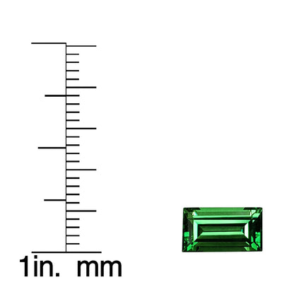 2.13ct Baguette Bright Green Tsavorite