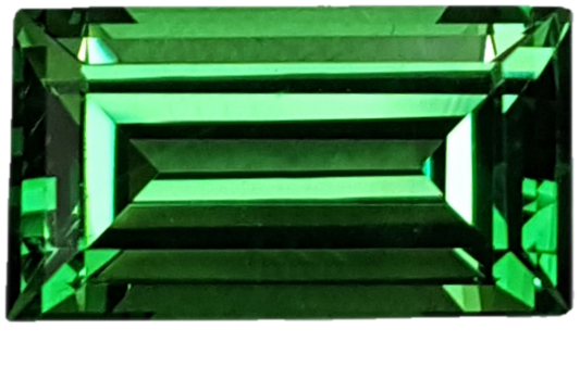 2.13ct Baguette Bright Green Tsavorite