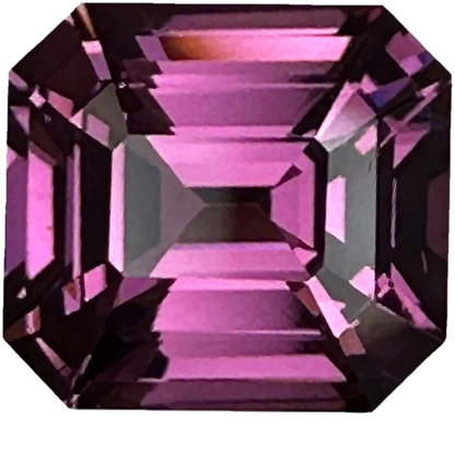 3.32ct Octagon Light Magenta Rhodolite