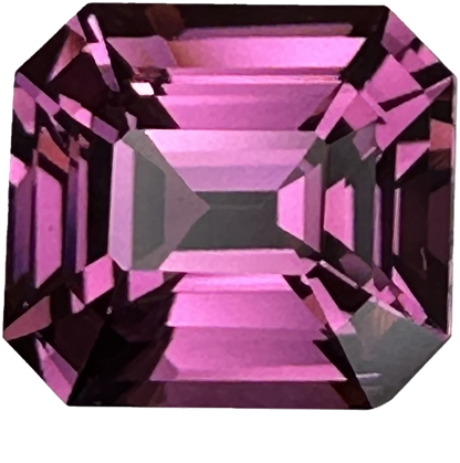 3.32ct Octagon Light Magenta Rhodolite