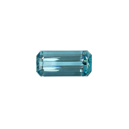 24.22ct Emerald Cut AA Color Aquamarine