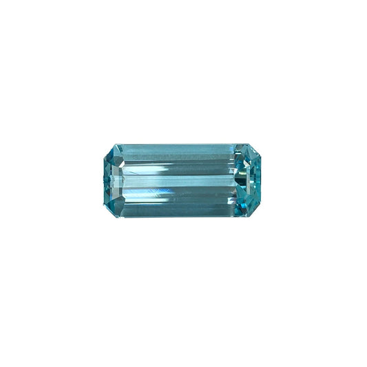 24.22ct Emerald Cut AA Color Aquamarine