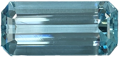 24.22ct Emerald Cut AA Color Aquamarine