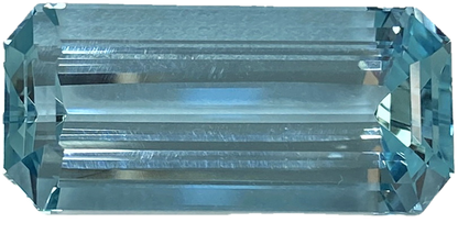 24.22ct Emerald Cut AA Color Aquamarine