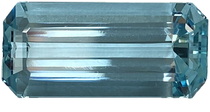 24.22ct Emerald Cut AA Color Aquamarine