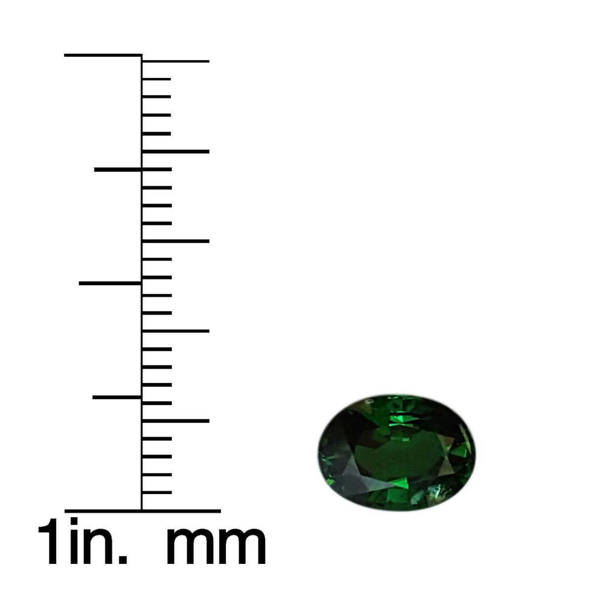 1.75ct Oval Fine Deep Green Chrome Tourmaline