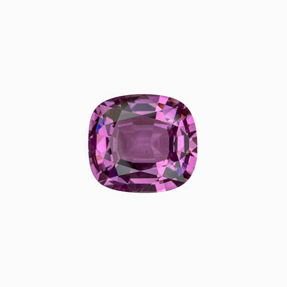 4.56ct Cushion Light Pink Malaya Garnet