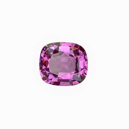 4.56ct Cushion Light Pink Malaya Garnet
