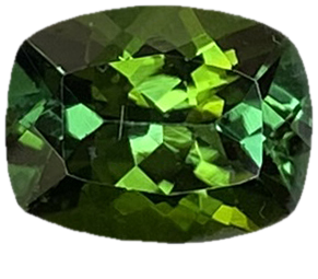 9x7mm Cushion Medium Blue-Green Tourmaline