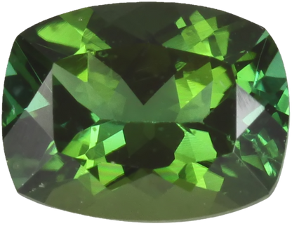 9x7mm Cushion Medium Blue-Green Tourmaline