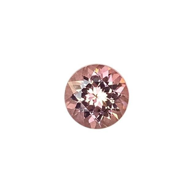 6.8mm Round Medium Pink Tourmaline
