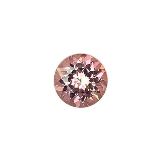 6.8mm Round Medium Pink Tourmaline