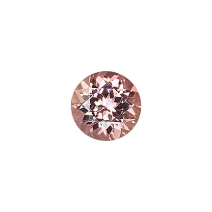 6.8mm Round Medium Pink Tourmaline