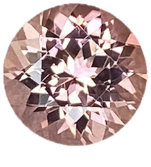 6.8mm Round Medium Pink Tourmaline
