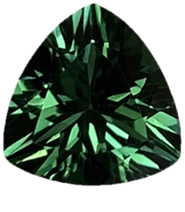 8mm Trillion Deep Blue-Green Tourmaline