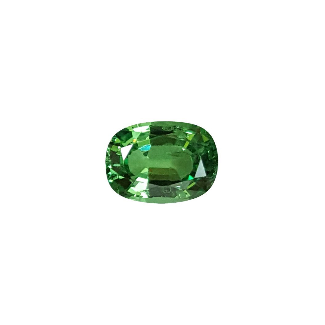 1.14ct Cushion Light Green Tsavorite