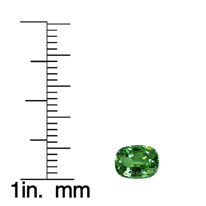 1.14ct Cushion Light Green Tsavorite