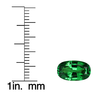 3.05ct Oval Gem Quality - Fine Intense Green Tsavorite