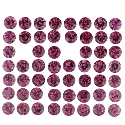5.0mm Round Magenta Rhodolite