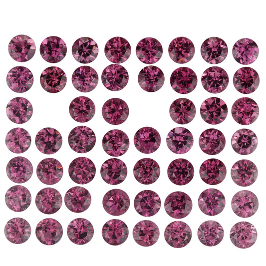 5.0mm Round Magenta Rhodolite