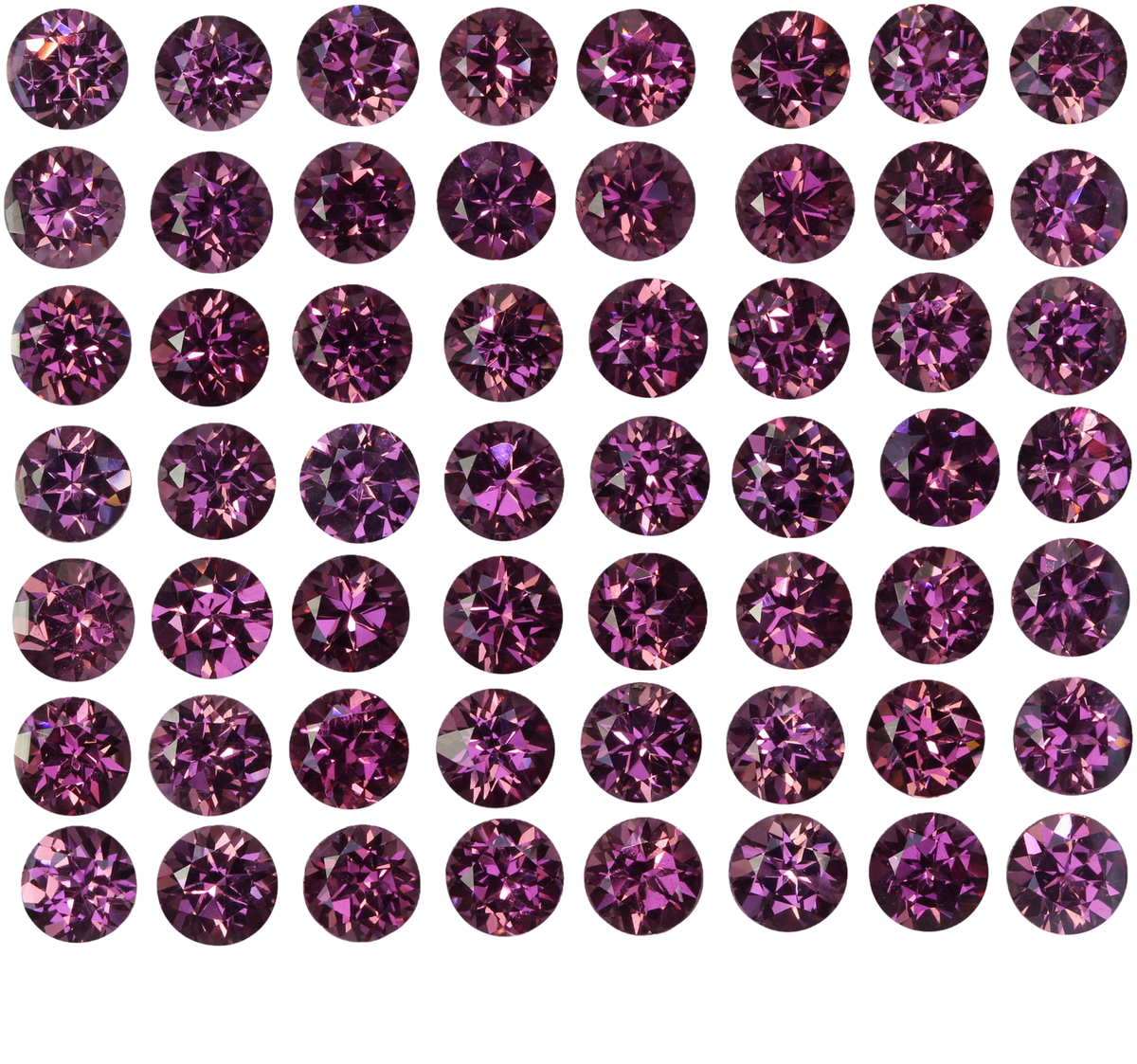 5.0mm Round Magenta Rhodolite