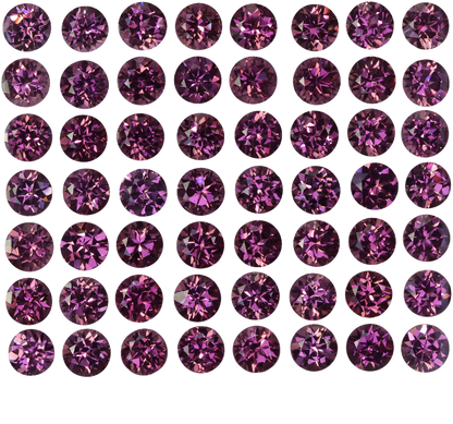 5.0mm Round Magenta Rhodolite