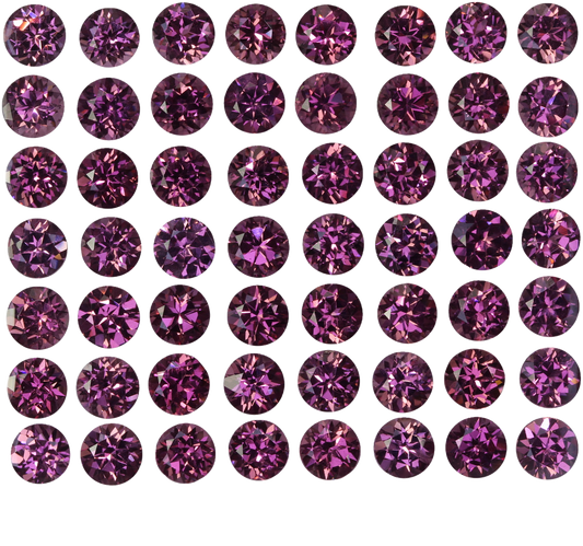 5.0mm Round Magenta Rhodolite