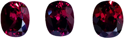 5.52ct Cushion Open Burgundy Rhodolite