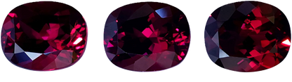 5.52ct Cushion Open Burgundy Rhodolite