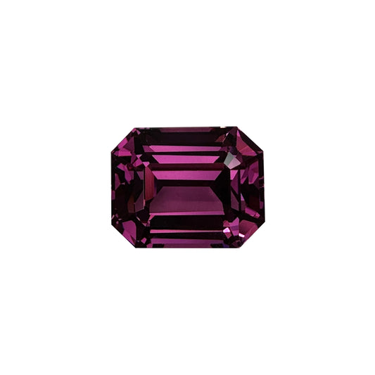17.47ct Emerald Cut Magenta Rhodolite Suite