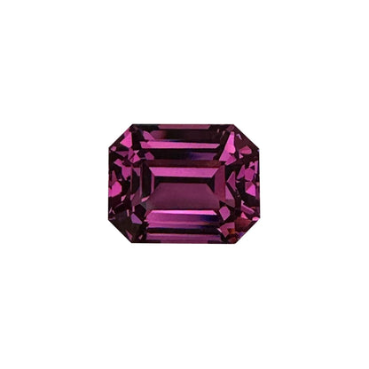 17.47ct Emerald Cut Magenta Rhodolite Suite