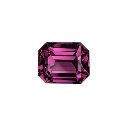 17.47ct Emerald Cut Magenta Rhodolite Suite