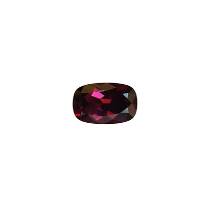 7.85ct Cushion Open Burgundy Rhodolite