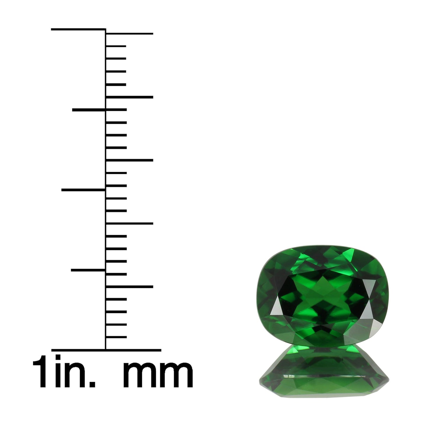 3.14ct Cushion Chrome Tourmaline