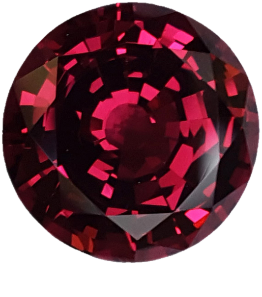 11.19ct Round AAA Color Rhodolite